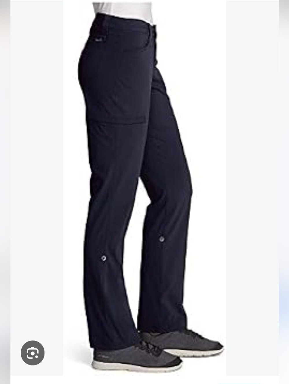 Women's Eddie Bauer Horizon adjustable Hiking Pants Blue Women's Size 2 Like New